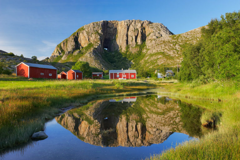 Torghatten are one of the most famous attractions in Northern Norway