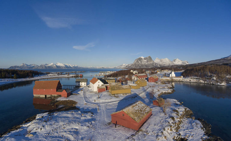 Kjerringøy handlested på vinteren