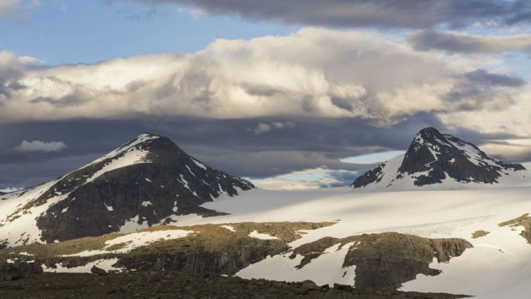 Utsikt over okstindane (©) Jan Inge Larsen