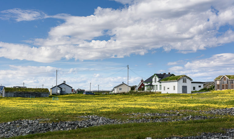 Hamningberg ved nordre endepunktet av Nasjonal turistveg Varanger.

©Foto: Fredrik Fløgstad / Statens vegvesen